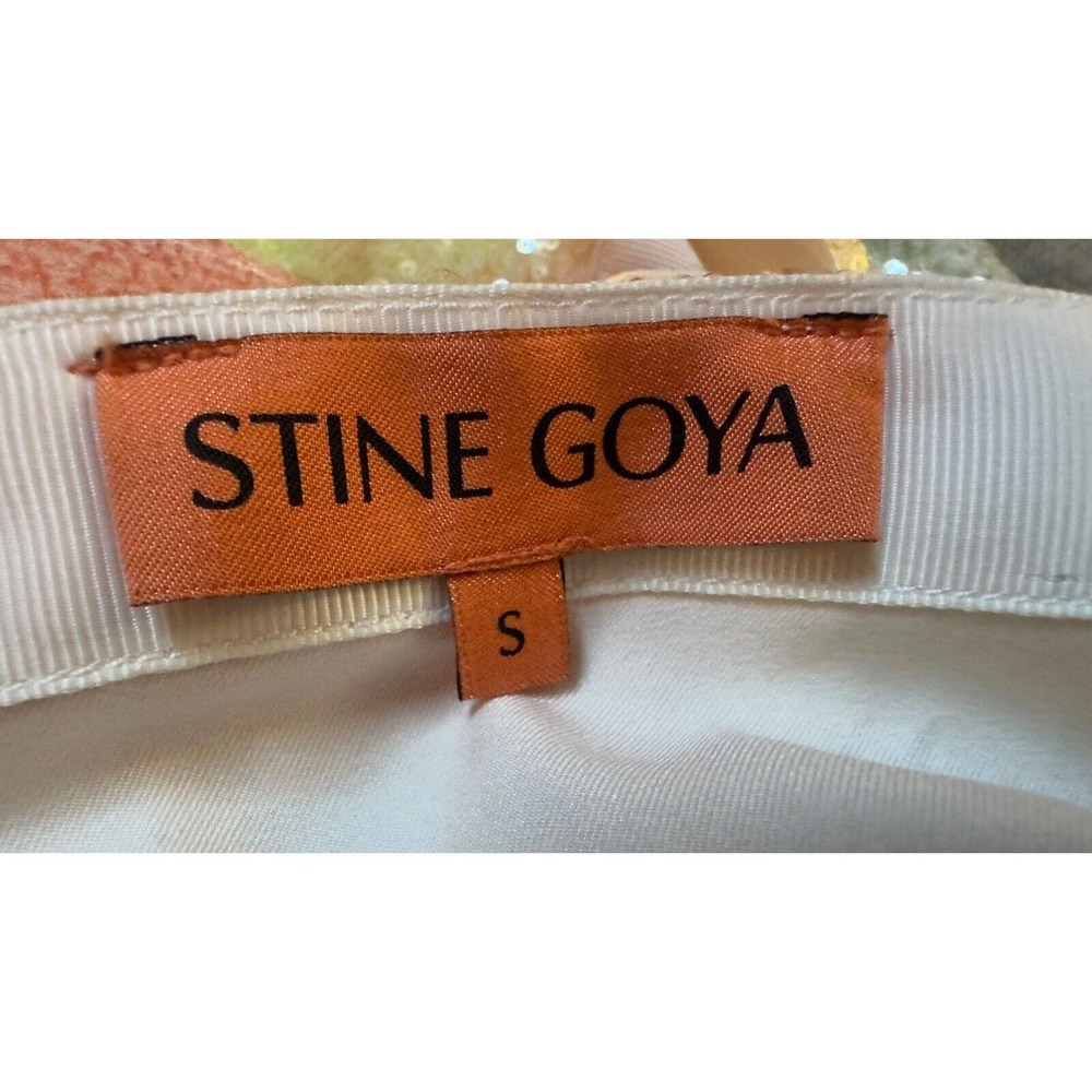 NEW~ Stine Goya Rainbow Arwen Fully Sequined Wrap Midi Skirt S $460 - Picture 9 of 9